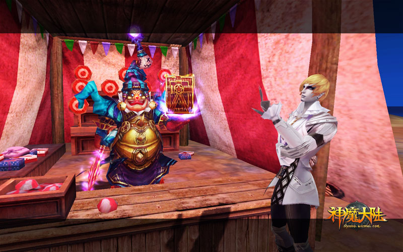图片: 图3:《神魔大陆》实景截图—欢乐的血魔哥哥.jpg