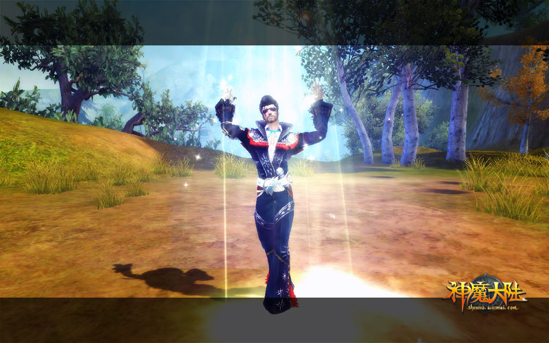 图片: 图1:《神魔大陆》实景截图—过年一起跳.jpg