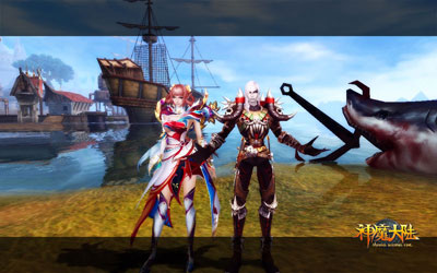 图片: 图2:《神魔大陆》实景截图—身边的朋友.jpg