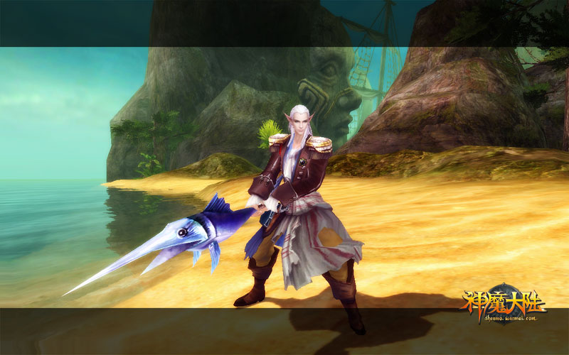 这货不是武器 《神魔大陆》搞笑外型装备