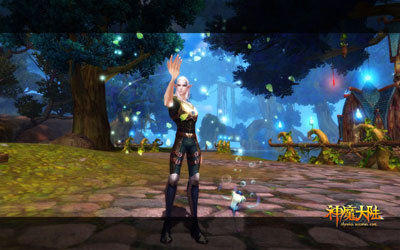 图片: 图2:《神魔大陆》实景截图—一朵水母.jpg