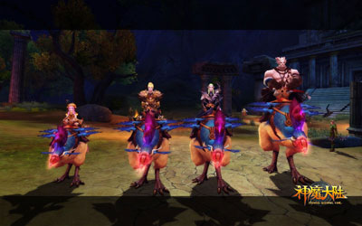 图片: 图3:《神魔大陆》实景截图—排队中.jpg