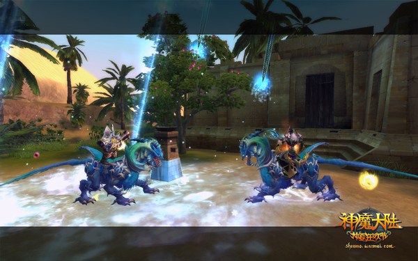 强悍骑战 神魔大陆完美诠释最新PK模式