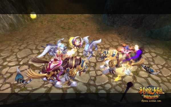 强悍骑战 神魔大陆完美诠释最新PK模式