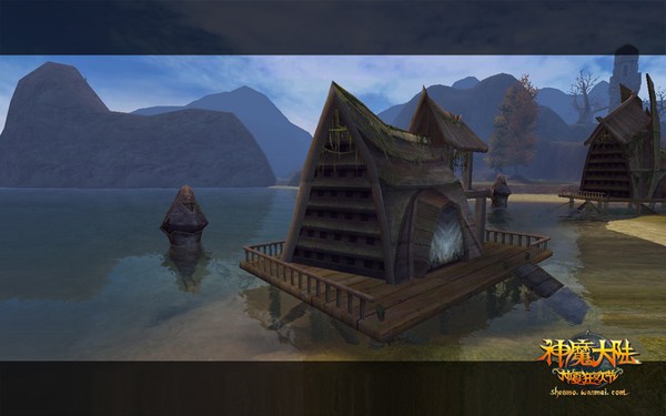 绝美风景 炎炎夏日来神魔大陆旅游避暑