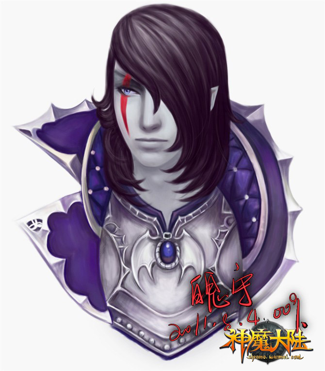 妙笔生花《神魔大陆》玩家手绘迎周年