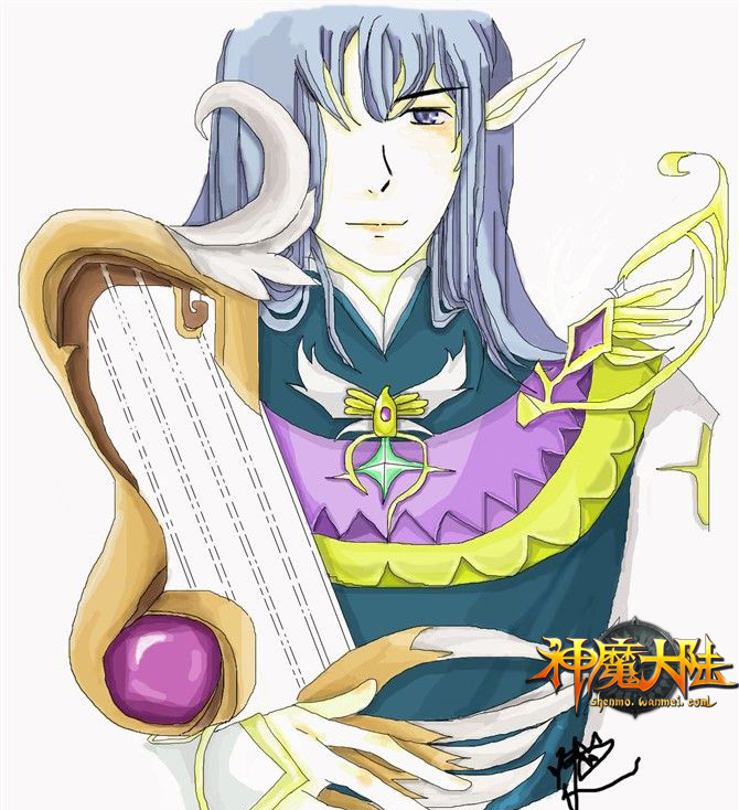 妙笔生花《神魔大陆》玩家手绘迎周年