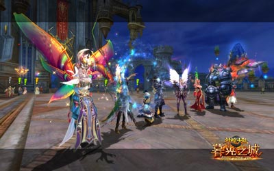 图片: 图3《神魔大陆·暮光之城》实景截图-恭贺新禧.jpg