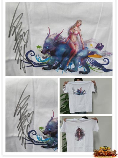 图片: 图1《神魔大陆·暮光之城》-任贤齐签名T恤.jpg