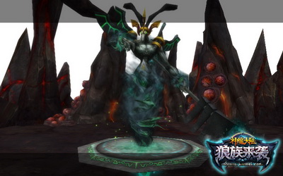 图片: 图2《神魔大陆·狼族来袭》实景截图-迎接挑战.jpg